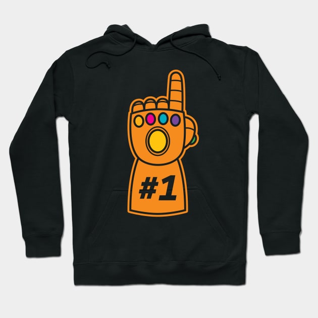 Number 1 Gauntlet Hoodie by MKZ